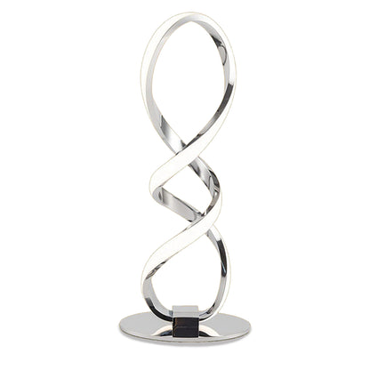 FamilyHomeDecor moderne réglable en continu lumière blanche chaude élégante lampe de bureau LED lampe de chevet en spirale pour chambre à coucher