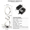Modern Stepless Dimmable Warm White Light Elegant Desk Lamp LED Spiral Bedside Table Lamp For Bedroom