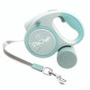 Retractable Dog Leash LED Flashlight and Poop Bag Dispenser 16FT