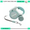 Retractable Dog Leash LED Flashlight and Poop Bag Dispenser 16FT