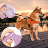 PetJiggle Laisse rétractable pour chien Lampe de poche LED et distributeur de sacs à déjections canines 16 pieds