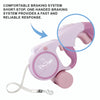 Retractable Dog Leash LED Flashlight and Poop Bag Dispenser 16FT