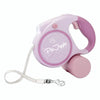 Retractable Dog Leash LED Flashlight and Poop Bag Dispenser 16FT