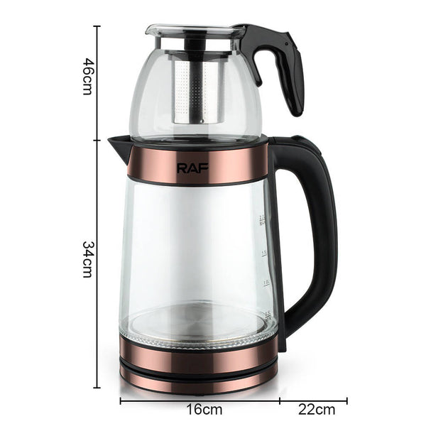 Electric Kettle 1.5L with 4 Colors LED Indicator and Auto Shut Off Function
