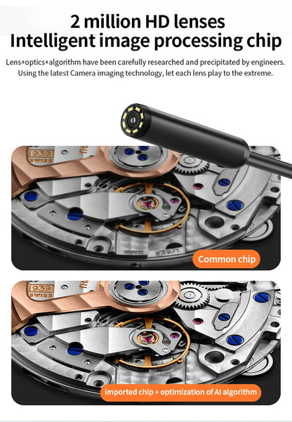 XIBUZZ™ Automotive Boroscope Camera | iOS, Android, Type-C IP67 Waterproof
