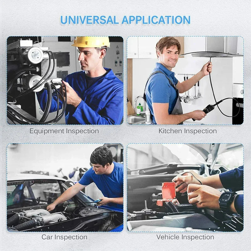 XIBUZZ™ Automotive Boroscope Camera | iOS, Android, Type-C IP67 Waterproof