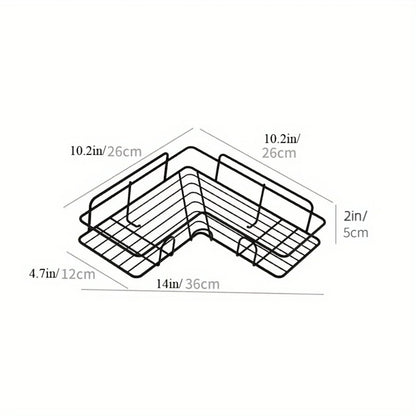 LUXIHOME™ Corner Wall Mounted Shower Corner Caddy