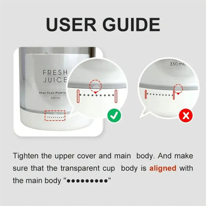 FlexiGear™ Blender Bottle Rechargeable