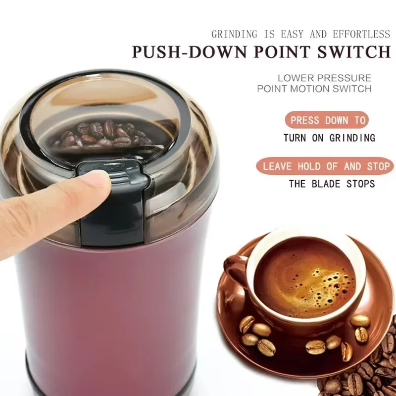 LUXIGEAR™ Mini Electric Coffee Grinder