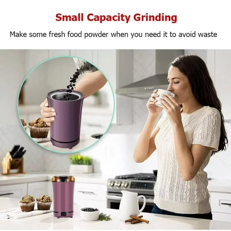 LUXIGEAR™ Mini Electric Coffee Grinder