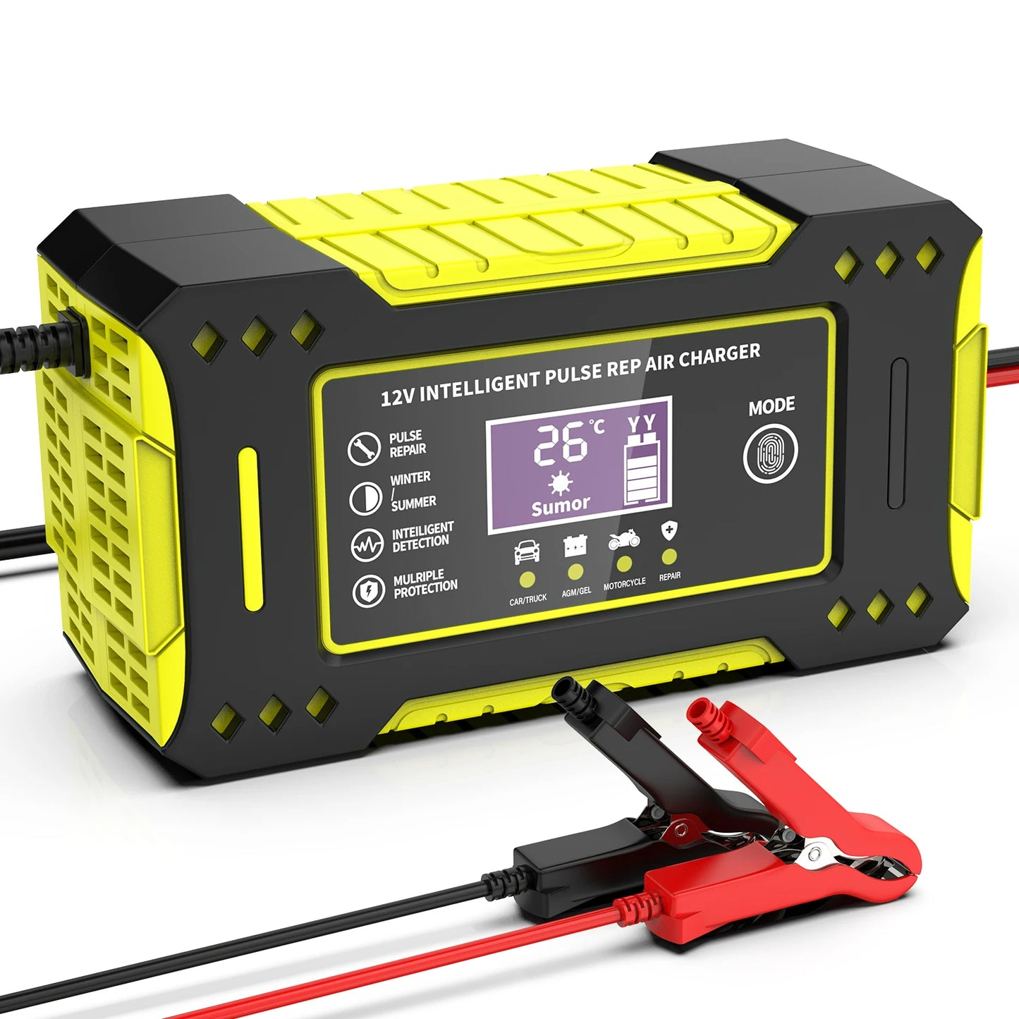 XIBUZZ™ Smart Car Battery Charger & Jumper | 6A 12V