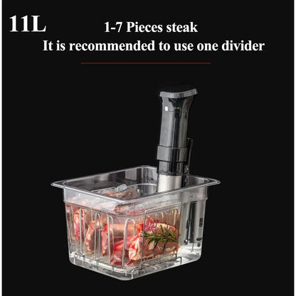 LUXIGEAR™ Sous-Vide Slow Cooker Container 6L/11L Sizes