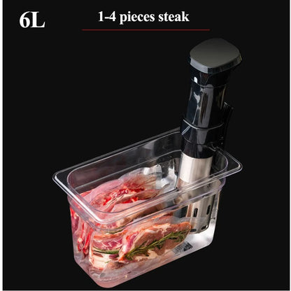 LUXIGEAR™ Sous-Vide Slow Cooker Container 6L/11L Sizes
