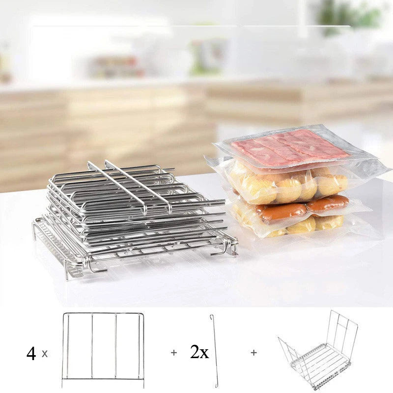 LUXIGEAR™ Sous-Vide Slow-Cooking 304 Stainless Steel  Rack For 11L Container