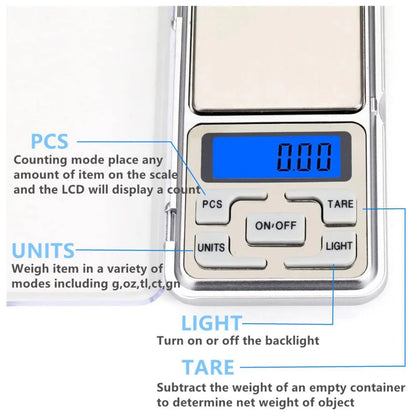ScenicScale™ Mini Digital Pocket Jewelry Scale