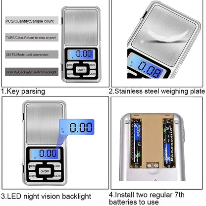 ScenicScale™ Mini Digital Pocket Jewelry Scale