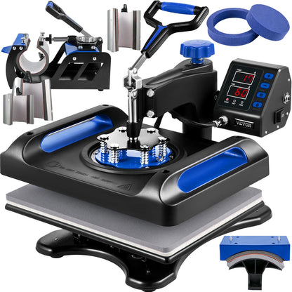 8 in 1 Combo Heat Press Machine  T-Shirt Maker