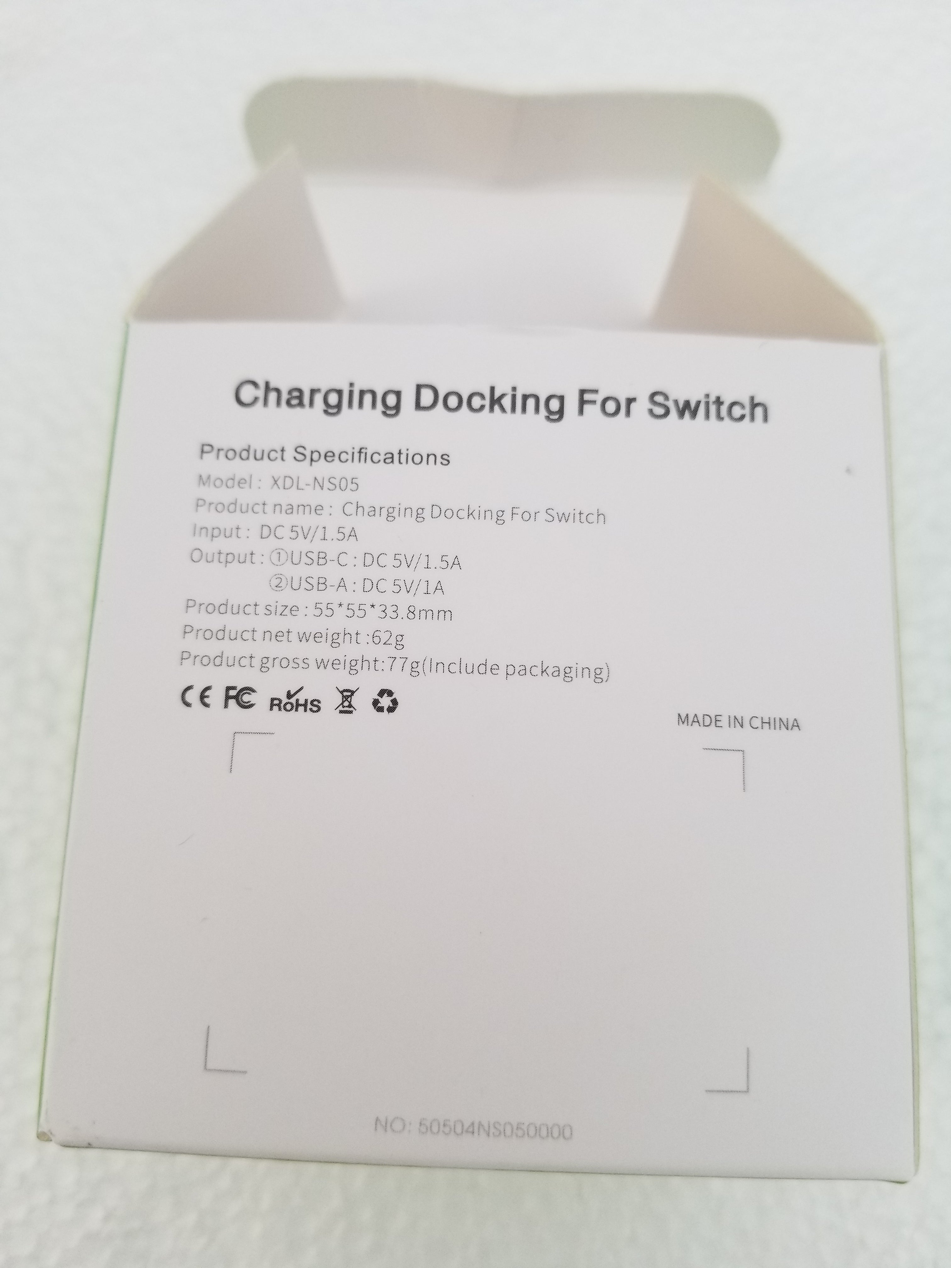 Station de chargement USB pour Nintendo Switch et chargeur rapide