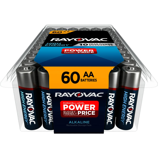 Rayovac High Energy AAA Batteries (60 Pack), Triple A Batteries