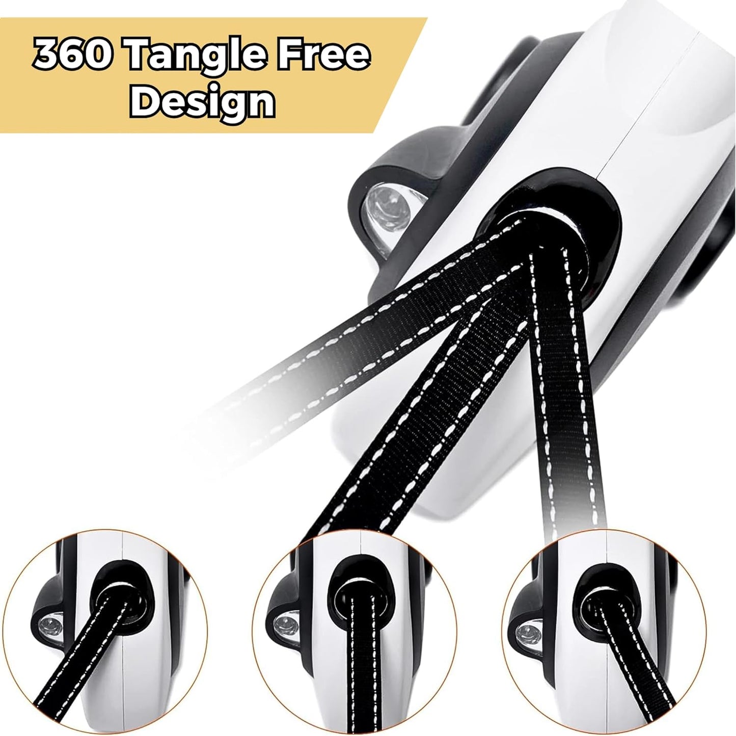 PetJiggle™ 3-In-1 Retractable Dog Leash and Poop Bag
