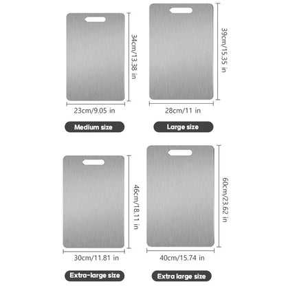 LUXIGEAR™ 316 Stainless Steel Panel and Chopping Board