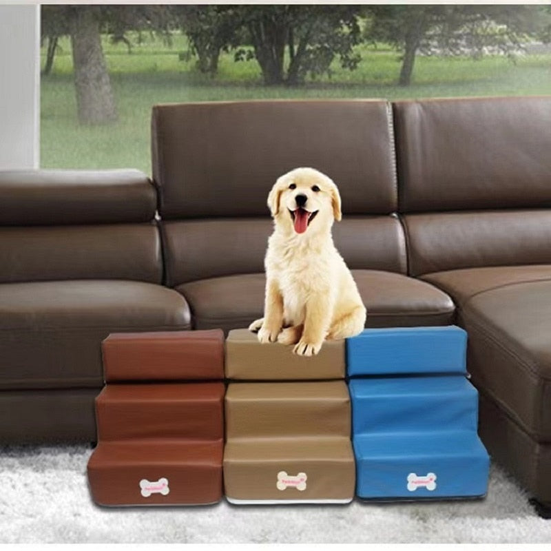 PetJiggle™ Dog Stairs for Bed