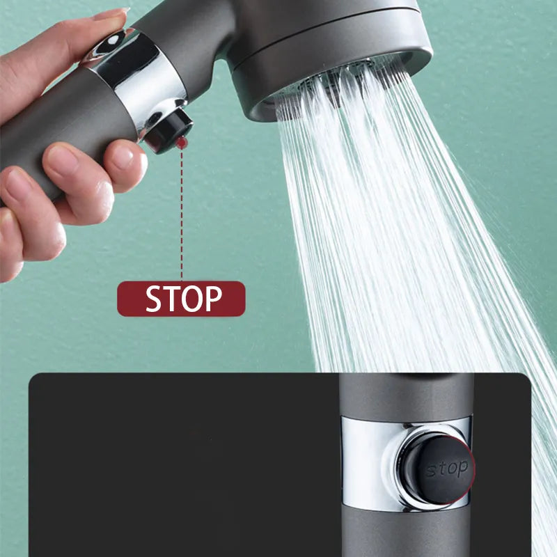 3 Modes High Pressure Showerhead Portable Filter Rainfall Faucet Tap For Bath Home Innovative Accessories