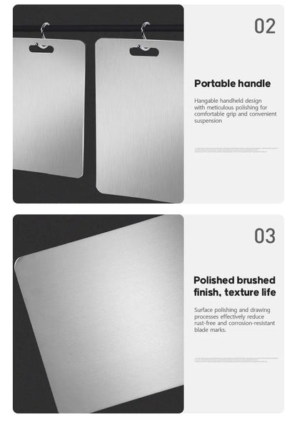 LUXIGEAR™ 316 Stainless Steel Panel and Chopping Board