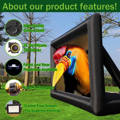 Inflatable Movie Screen for Outdoor 14/16/20/30ft