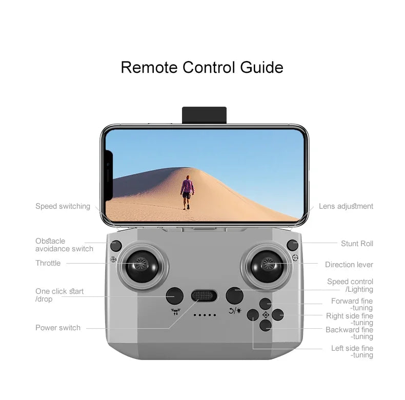 Aerial HD 8K Dual-Camera Drone