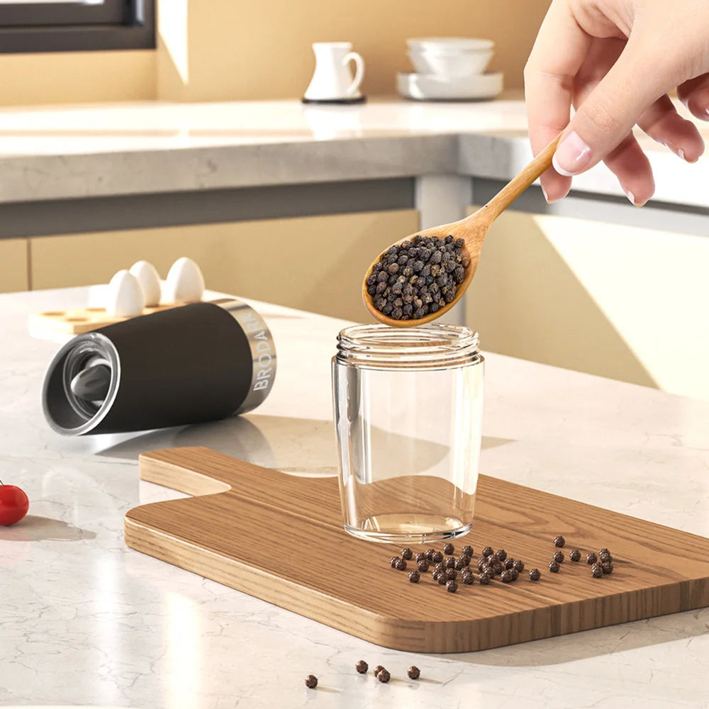 Electric Grinder Set Coffee Pepper 2Pack