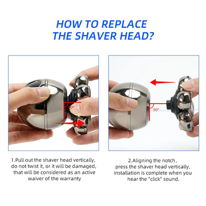 FlexiGear™ Men Hair Trimmer Kit Wet Dry Electric Shaver