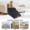 PetJiggle Dog  Ramp for bed with 3-stairs Anti-slip Removable Ladder