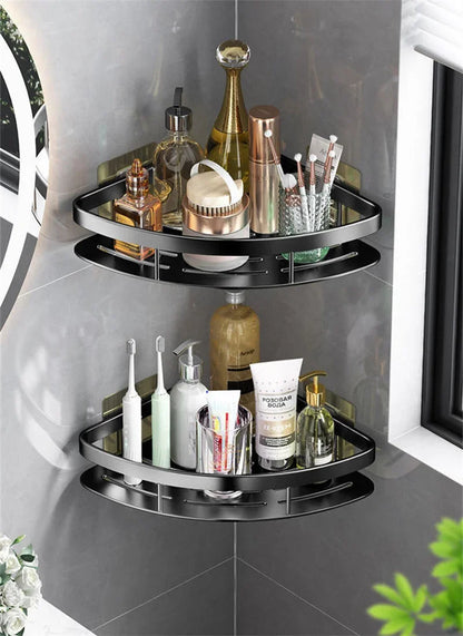 LUXIHOME™ No-Drill Bathroom  Shower Corner Caddy
