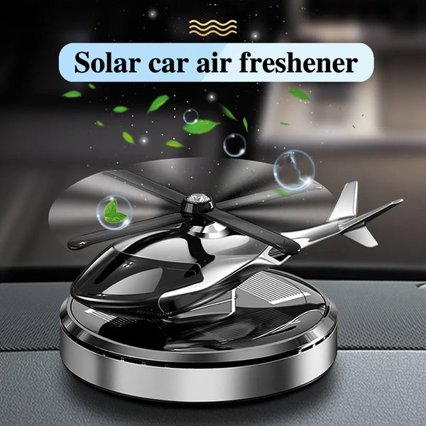 Car Diffuser: Solar-Powered Helicopter Air Freshener