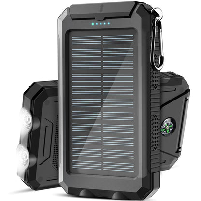 XIBUZZ™ Waterproof Outdoor Solar Power Bank 38800mAh