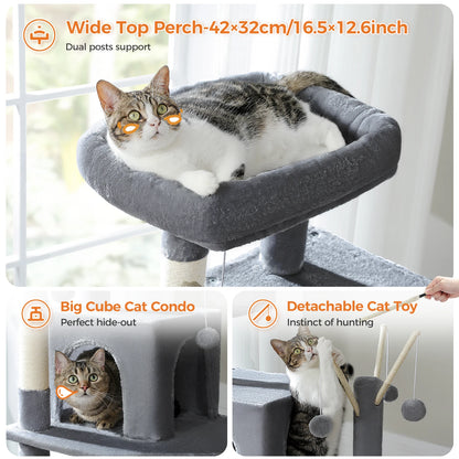 PetJiggle™ Large Cat Tree Tower