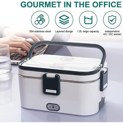 FLEXIGEAR™ Portable Electric Lunch Box 1.2L 1.8L