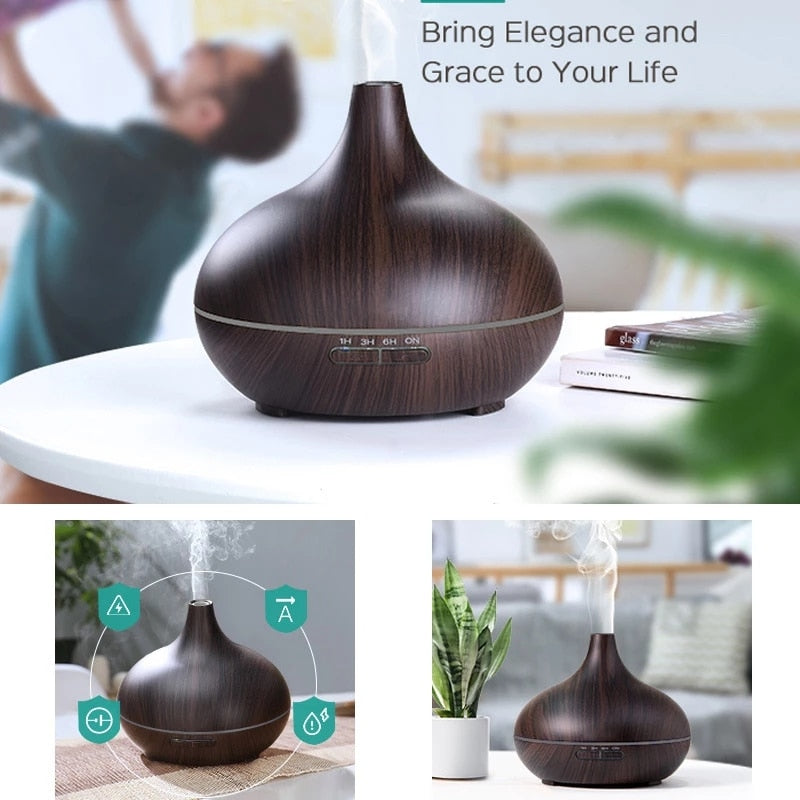 Electric Essential Oil Diffuser | Air Humidifier with Ultrasonic Remote Control