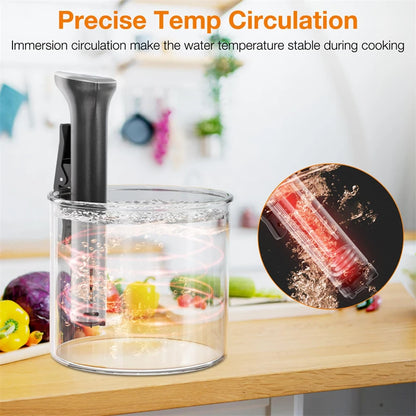 LUXIGEAR™ Sous-Vide 1800W Slow-Cooking Vacuum Cooker Heater