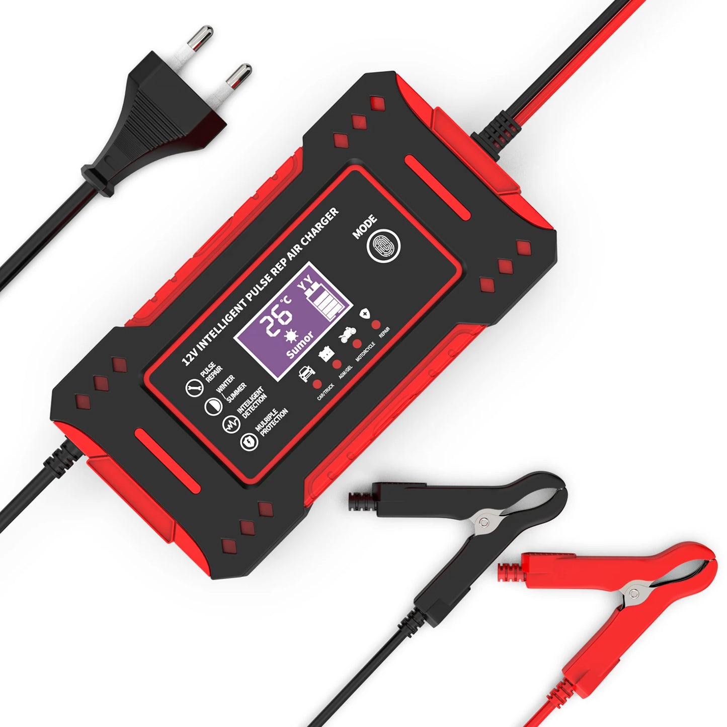XIBUZZ™ Smart Car Battery Charger & Jumper | 6A 12V