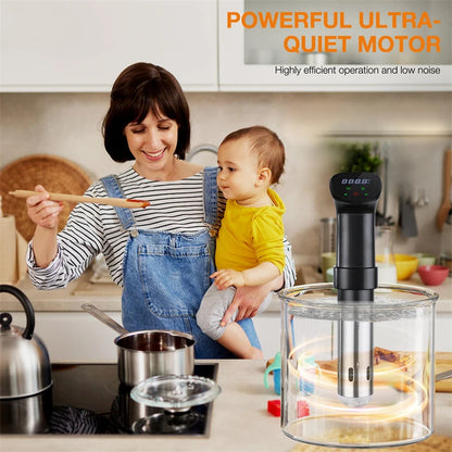 LUXIGEAR™ Sous-Vide 1800W Slow-Cooking Vacuum Cooker Heater