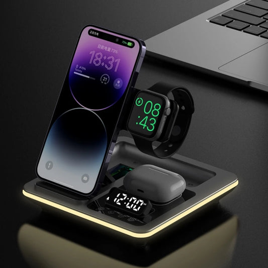 5 in 1 Wireless Fast Charger Dock Station