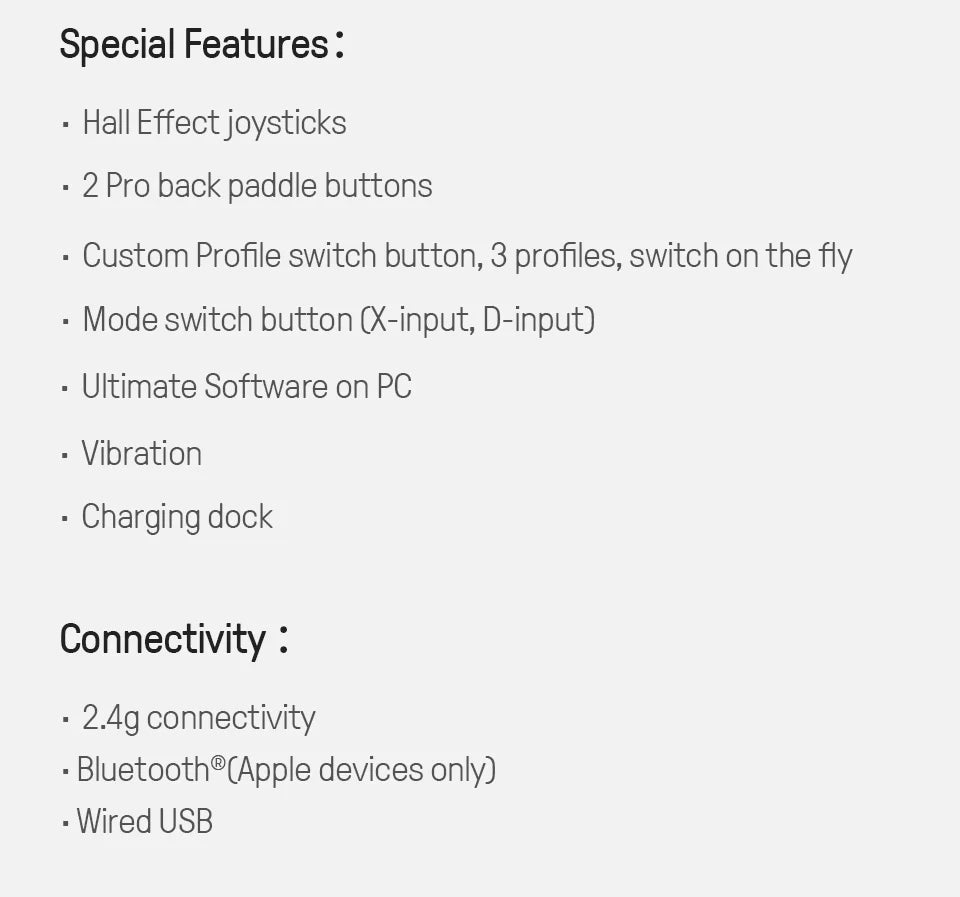 XIBUZZ™ 2.4G Wireless Joystick Gaming Controller for PC