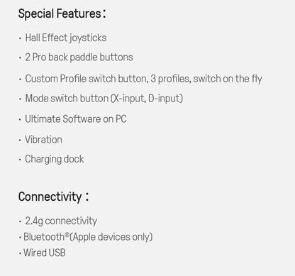 XIBUZZ™ 2.4G Wireless Joystick Gaming Controller for PC