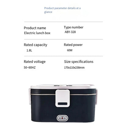 FLEXIGEAR™ Portable Electric Lunch Box 1.2L 1.8L