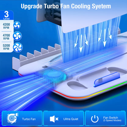 XIBUZZ™ PS5 Slim Controller Cooling Stand