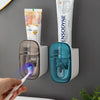 Automatic Toothpaste Dispenser with Wall-Mounted Toothbrush Holder - Simplify Your Oral Care Routine