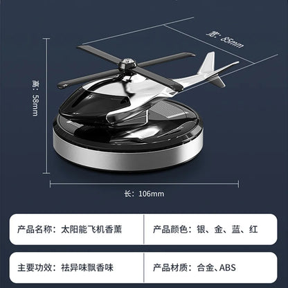 Car Diffuser: Solar-Powered Helicopter Air Freshener