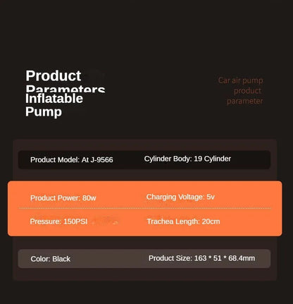 FlexiGear™ 2-In-1 Portable Inflator Pump and  Power Bank